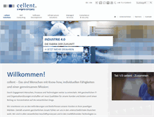 Tablet Screenshot of cellent.de